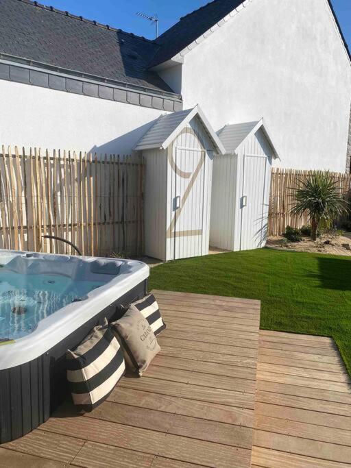 La Cabane De La Plage Quiberon Esterno foto